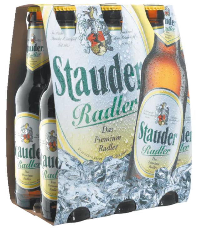 Bild von Stauder Radler 6 x 0,33 L