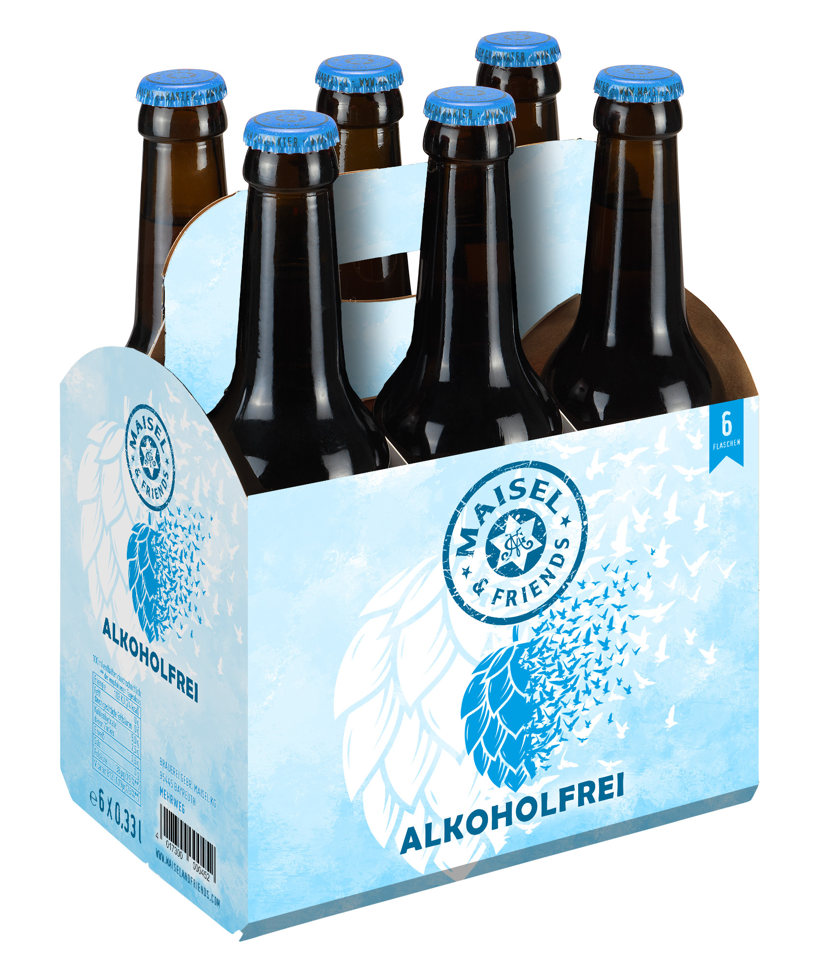 Bild von MAIS.&FR.ALKOHOLFREI   6X0,33L