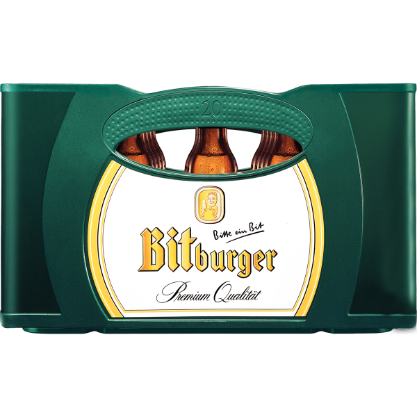 Bild von Bitburger 0,0% alkoholfrei Stubbi  20 x 0,33L